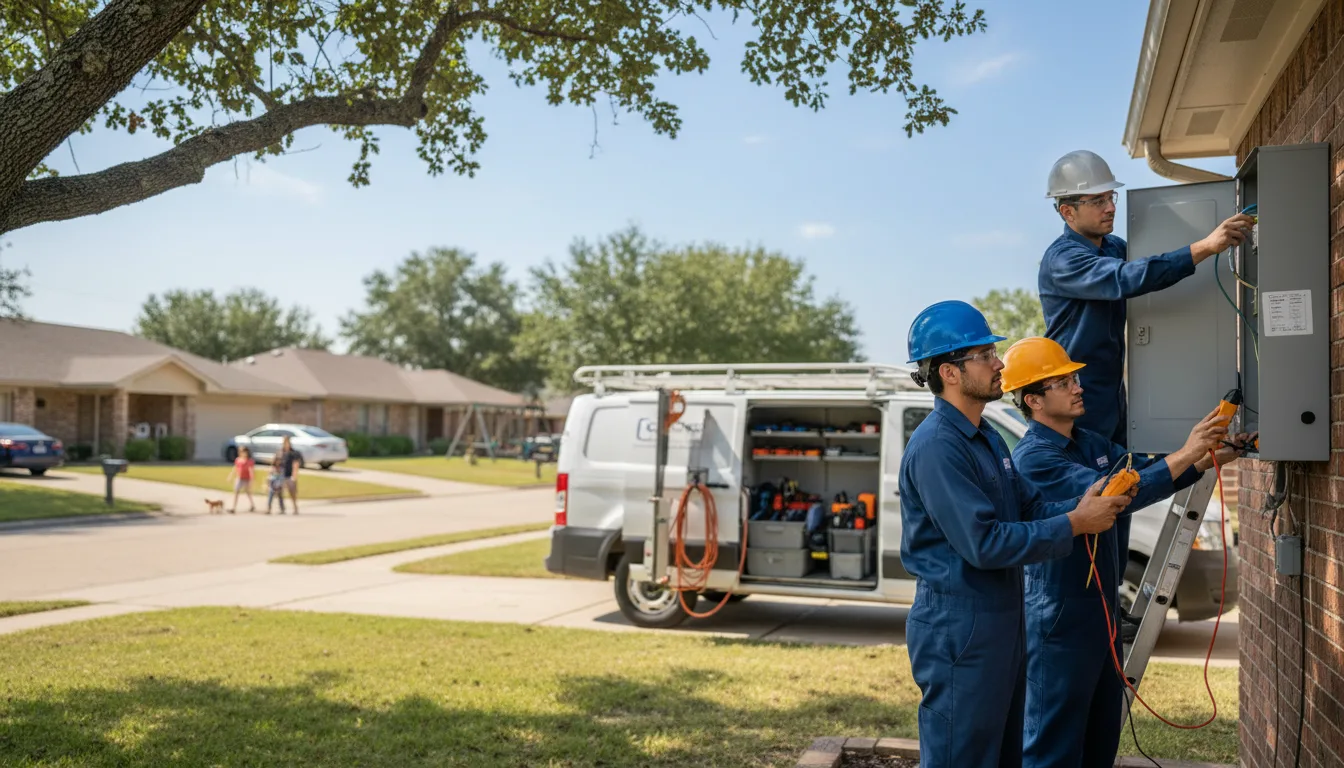 Certified electrician providing emergency electrical services in Cobbtown, GA